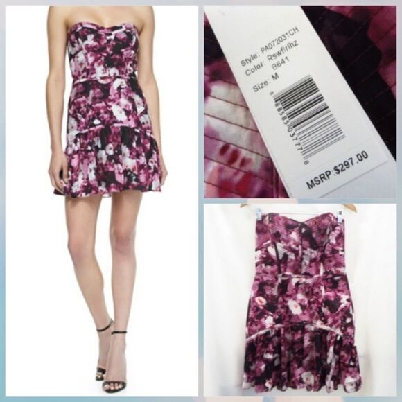 BNWT Parker Britney Rosewood Floral Dress